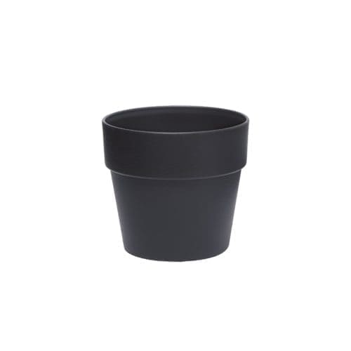Cache-Pot noir décoratif. Cache-Pot décoratif pour intérieur et extérieur. Cache-Pot pour plantes et fleurs. Cache-Pot horticole.
