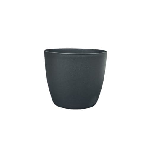 Cache-Pot noir décoratif. Cache-Pot décoratif pour intérieur et extérieur. Cache-Pot pour plantes et fleurs. Cache-Pot horticole.