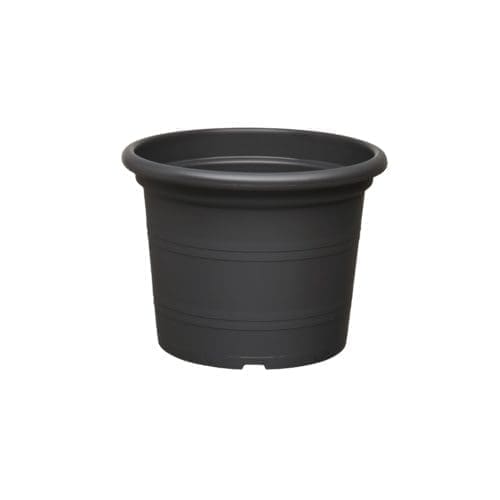Pot noir décoratif. Pot décoratif pour intérieur et extérieur. Pot pour plantes et fleurs. Pot horticole.