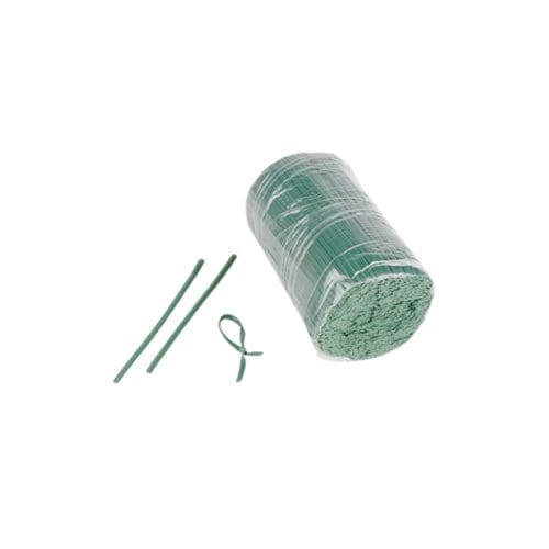 Liens en plastiques armés coupés pour les plantes et petits arbustes. Horticole et jardinerie.