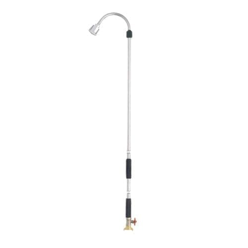 Conçue pour un arrosage précis et confortable, cette lance d’arrosage en aluminium de 60 cm est équipée d’une poignée déportée ergonomique.