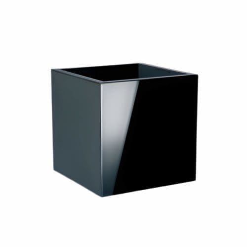 pot en cube noir erba