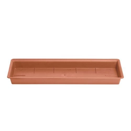 soucoupe pour jardinière en rectangle.