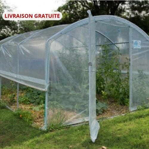 SERRE JARDIN 4 SAISONS - AÉRATIONS LATÉRALES