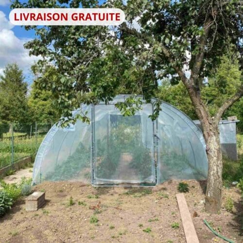 SERRE JARDIN ABRI LÉGUMES - BÂCHE ENTERRÉE
